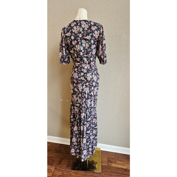 Saylor Alana Georgette‎ Floral Maxi Dress Women’s Flowy Nordstrom SMALL - Picture 5 of 10